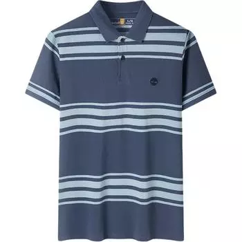 Timberland Soft Comfortable Casual Breathable Short Sleeve Polo Shirt Men tops Deep-Indigo A6B3V-G66 L