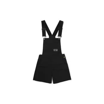 Timberland Solid Color Adjustable Strap Casual Overalls Women overalls Black A5TB6-001 S