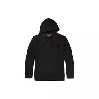 Timberland Solid Color Drawstring Hooded Sweatshirt Unisex sweatshirt Black A6Q5U-001 XS