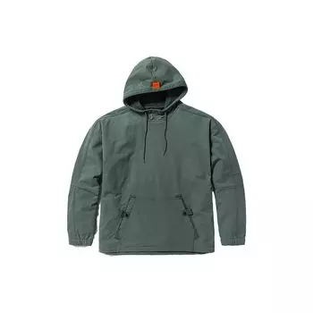 Timberland Solid Color Fleece Thick Loose Hooded Sweatshirt Unisex sweatshirt Balsam-Green A619D-392 XXL