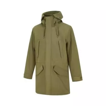 Timberland Solid Color Hooded Long Sleeve Cotton Jacket Men Jackets Olive A68ZB-302 M