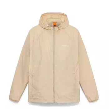 Timberland Solid Color Hooded Zipper Loose Breathable Waterproof Sun Protection Jacket Men jackets Earth-Tone A5NHC-Y94 S