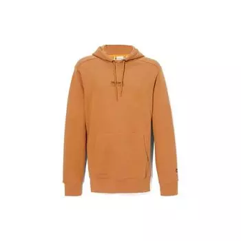 Timberland Solid Color Letter Print Kangaroo Pocket Hoodie Unisex hoodies Brown A5UF5-P47 XL