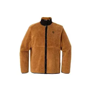 Timberland Solid Color Logo Outdoor Warm Stand воротник флисовая куртка мужские куртки коричневый A5VTW-P47 L