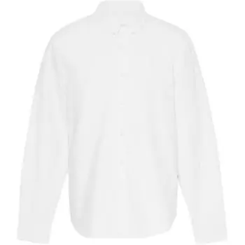 Timberland Solid Color Long Sleeve Casual Shirt Men shirts White A2ARQ-A94 M