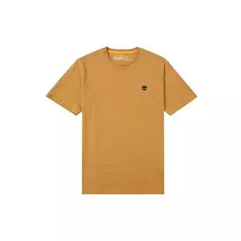 Timberland Solid Color Micro Logo Sports Casual Round Neck Breathable Short Sleeve T-Shirt Men T-Shirts A6DKUP47 S