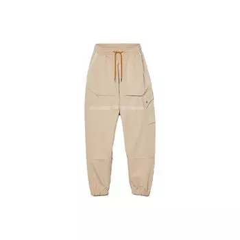 Timberland Solid Color Multi-Pocket Drawstring Casual Pants Unisex pants Khaki A6BQ6-269 XS