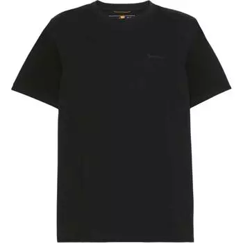 Timberland Solid Color Raglan Short Sleeve Round Neck T-Shirt Men tops Black TB0A6AS70011 XS
