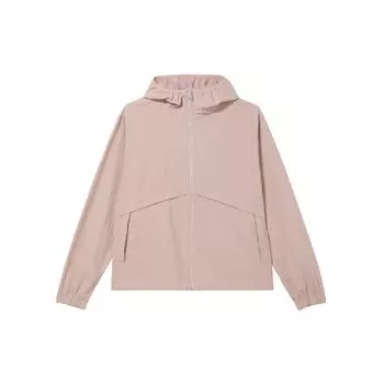 Timberland Solid Color Sun Protection UV Resistant Hooded Zip Jacket Women jackets Light-Pink A5PHP-662 S