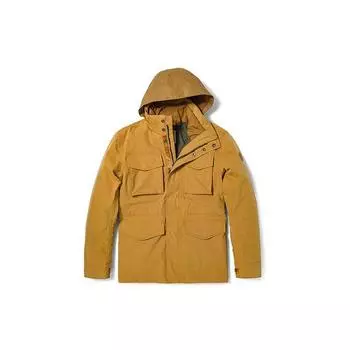 Timberland Спортивная куртка-тройка «три в одном» со съемной подкладкой и капюшоном из хлопка, мужские куртки цвета пшеницы A2EYQ-P47 S