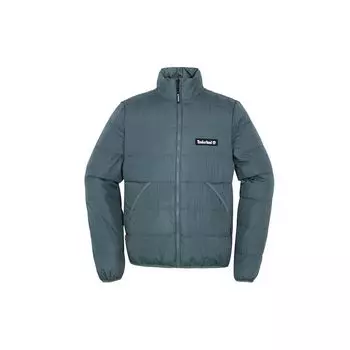 Timberland Спортивная повседневная однотонная куртка-пуховик с воротником-стойкой, мужская верхняя одежда, светло-серая A5Z21-392 M