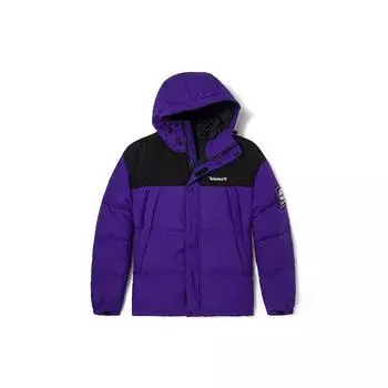 Timberland Спортивная теплая куртка-пуховик с капюшоном Color Block, мужская верхняя одежда, темно-фиолетовый A22EG-A03 XL