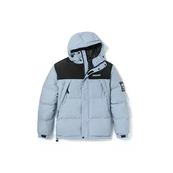 Timberland Спортивная теплая куртка-пуховик с капюшоном Color Block, мужские куртки, светло-голубые A22EG-BZ7 L