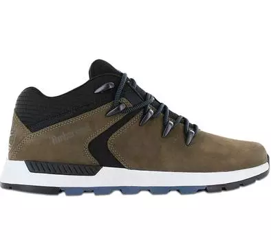 Timberland Sprint Trekker Chukka — мужские кроссовки-сапоги из кожи коричневого цвета TB0A5VR4901 ORIGINAL