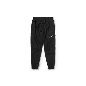 Timberland SS20 Модные повседневные брюки с манжетами для мужчин, черные A22E7001 XS