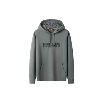 Timberland SS22 Печатный буквенный свитшот с капюшоном с длинным рукавом Мужская толстовка зеленая A5VV5-392 XS