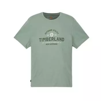 Timberland SS25 Comfortable Soft Breathable Casual Short Sleeve T-Shirt Men Tops Green-Bay A6BBC-EC6 S