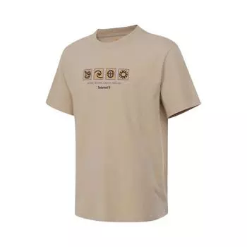 Timberland SS25 Удобная Мягкая Приятная к коже Универсальная Футболка с коротким рукавом Мужские топы A6DNS-Y94 M