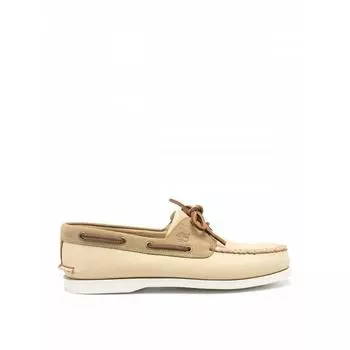 Timberland [tax Included] Men S loaferS SlipperS deboSSed Leather Boat ShoeS tb0a2pdfeS11 Beige 8 Qc9b269414 10.5