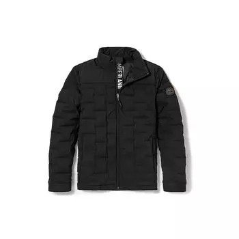 Timberland Теплая мужская куртка-пуховик без воротника с логотипом, черная A2G9P-001 S