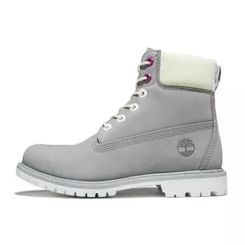 Timberland Теплые удобные универсальные короткие уличные ботинки премиум-серии женские ботинки средне-серого цвета A2HWU085 37.5