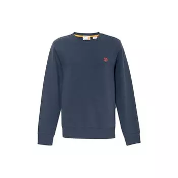 Timberland Толстовка мужская флисовая с круглым вырезом и логотипом Deep-Sapphire-Blue A5SF8-433 XS
