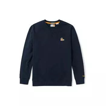 Timberland Толстовка мужская с круглым вырезом и сплошным логотипом, темно-синий A2DB6-433 S