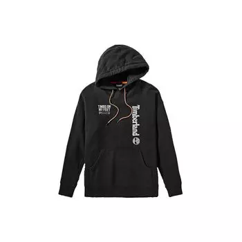 Timberland Толстовка с капюшоном свободного кроя с принтом букв, мужская, черная A28MP-001 XS