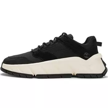 Timberland Turbo Simple Solid Color Slip Non-Slip Durable Low Top Casual Shoes Men sneakers Black A5PG8W 42