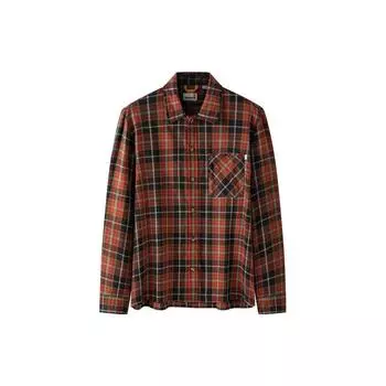 Timberland Удобная, прочная, дышащая, повседневная рубашка с длинным рукавом, мужские рубашки, цвет черный, красный A6P8S-B23 XXL