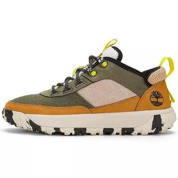 Timberland Удобная универсальная нескользящая прочная функциональная обувь с низким верхом для активного отдыха женская обувь коричневого и зеленого цвета A5VTNW 39.5
