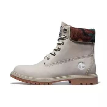 Timberland Удобные короткие ботинки Martin серии Heritage, женские ботинки светло-серого цвета A2M83K51 37