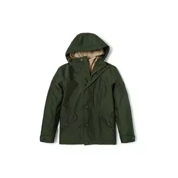 Timberland Уличная теплая куртка с флисовой подкладкой и логотипом «три в одном», мужские куртки, зеленая A448C-U31 L