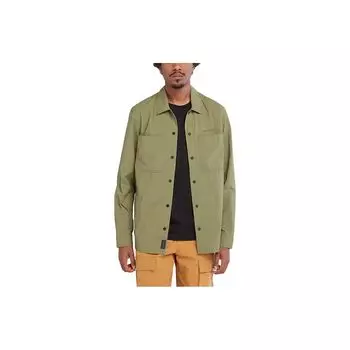 Timberland Urban Outdoor Series Outdoor Casual Sun Protection Свободная однотонная рубашка-поло с длинным рукавом Мужские рубашки цвета авокадо-зеленый A689S-V46 XXL