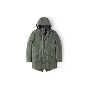Timberland Утепленная пуховая куртка с капюшоном «три в одном», мужские куртки, армейский зеленый цвет A1YFF-A58 XS