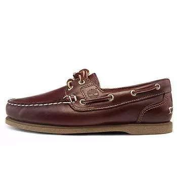 Timberland Верхний слой из коровьей кожи, нескользящие, прочные, низкие, женские кроссовки-лодочки, коричневые, 72333W 39