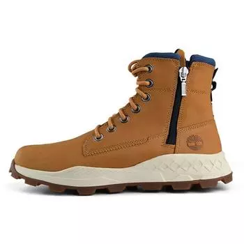Timberland Верхняя кожа дышащие прочные короткие уличные ботинки мужские ботинки коричневые A2E7F 43