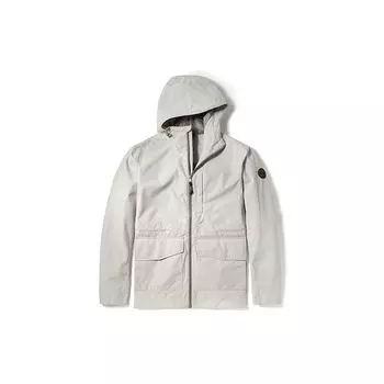 Timberland Ветрозащитная дышащая однотонная куртка с капюшоном Мужские куртки Белый-песочный A2EQT-BH7 XXL