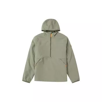 Timberland Ветрозащитная теплая хлопковая куртка с капюшоном и логотипом, мужские куртки, зеленая A43MR-590 S