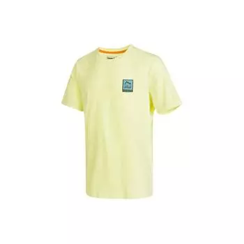 Timberland Vintage Graphic Print Casual Short Sleeve T Shirt Men Tops Yellow A2DV3322 M