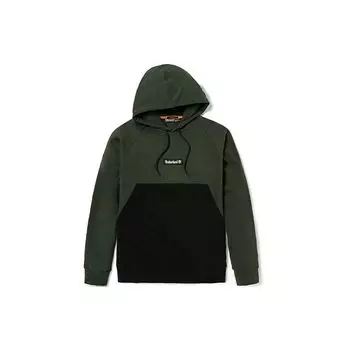 Timberland Вышитый логотип Color Block Casual Hoodie Мужские толстовки с капюшоном Green A22KQ-W74 L