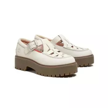 Timberland женские повседневные туфли с пряжкой белого цвета Tb0a4188ex41 055(225)