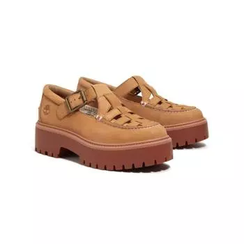 Timberland женские повседневные туфли с пряжкой белые коричневые Tb0a4188en31 055(225)