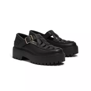 Timberland женские повседневные туфли с пряжкой черного цвета Tb0a4188w021 055(225)