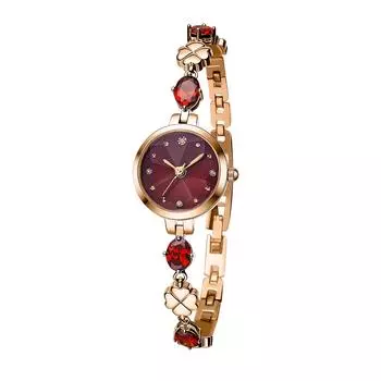 Time100 Women s Watch Japanese Quartz Bracelet Cute Style Charm Gift Wrapping Red