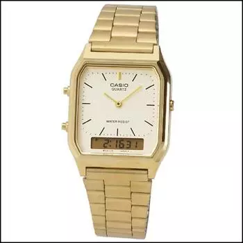 Time Planet CASIO AQ-230GA-9D Часы Casio Металлический ремешок