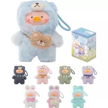 Time Series Vinyl 2-поколение ретро-плюшевая свинка-консервированная игрушка Тедди(Распределено случайным образом) One Size