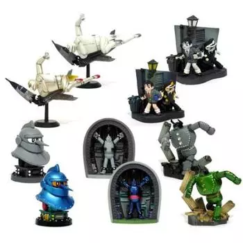 Time Slip Glico 2-е издание Коллекция 20-й фигурки Серия Тэцудзин 28 Набор Монохромный 5 Ностальгический век 10 штук (5 + Цвет)