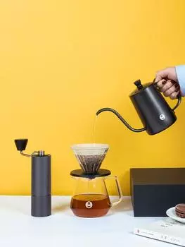 TIMEMORE Chestnut C2 полный набор кофейников для ручного заваривания кофе в подарочной коробке бытовой капельный кофейник для ручного заваривания кофе набор кофемолка фильтр чашка