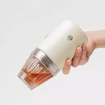 TIMEMORE Crystal Eye Travel Brewer 300 мл портативная кофеварка кофейная чашка 2-в-1 совместимая с бумажным фильтром 155 # белый
